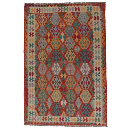 Koberec Kelim Chobi 203x292 ručně tkaný vlněný koberec kilim