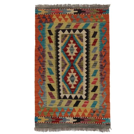 Koberec Kilim Chobi 94x61 ručně tkaný afghánský kilim z vlny