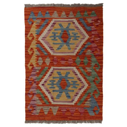 Koberec Kilim Chobi 93x64 ručně tkaný afghánský kilim z vlny