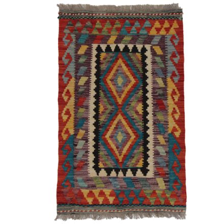 Koberec Kilim Chobi 93x58 ručně tkaný afghánský kilim z vlny