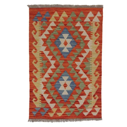 Koberec Kilim Chobi 94x63 ručně tkaný afghánský kilim z vlny