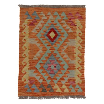 Koberec Kilim Chobi 87x63 ručně tkaný afghánský kilim z vlny