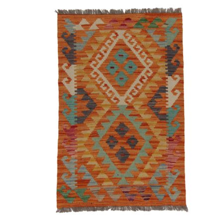 Koberec Kilim Chobi 95x63 ručně tkaný afghánský kilim z vlny