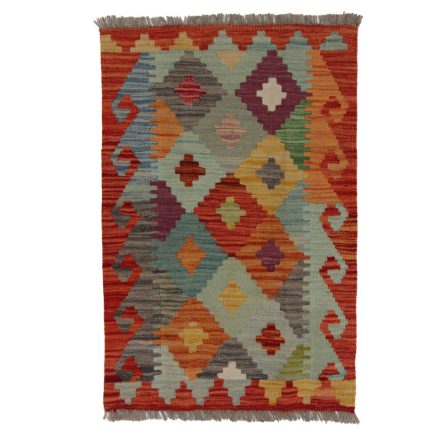 Koberec Kilim Chobi 90x60 ručně tkaný afghánský kilim z vlny