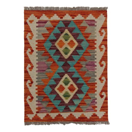 Koberec Kilim Chobi 81x61 ručně tkaný afghánský kilim z vlny