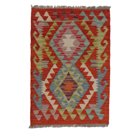 Koberec Kilim Chobi 91x63 ručně tkaný afghánský kilim z vlny