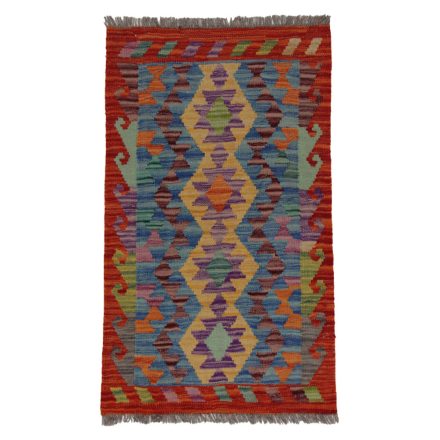 Koberec Kilim Chobi 95x56 ručně tkaný afghánský kilim z vlny