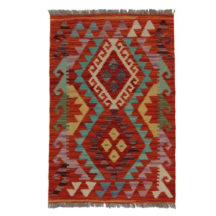 Koberec Kilim Chobi 97x63 ručně tkaný afghánský kilim z vlny