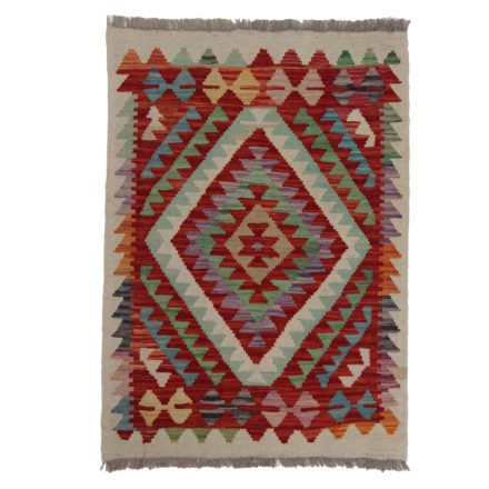 Koberec Kilim Chobi 97x66 ručně tkaný afghánský kilim z vlny