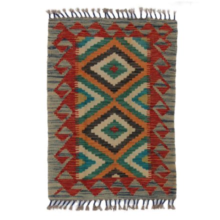 Koberec Kilim Chobi 59x87 ručně tkaný afghánský kilim z vlny