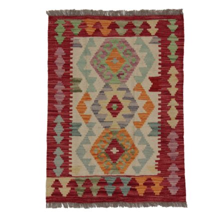 Koberec Kilim Chobi 65x87 ručně tkaný afghánský kilim z vlny