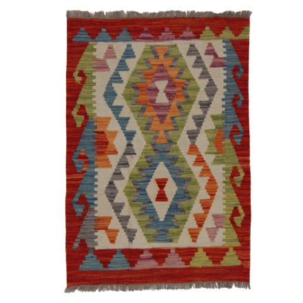 Koberec Kilim Chobi 67x96 ručně tkaný afghánský kilim z vlny