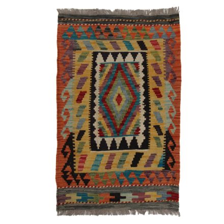 Koberec Kilim Chobi 93x61 ručně tkaný afghánský kilim z vlny