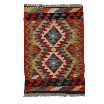 Koberec Kilim Chobi 86x60 ručně tkaný afghánský kilim z vlny