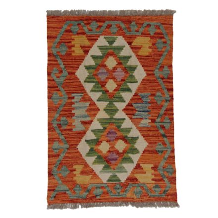 Koberec Kilim Chobi 86x59 ručně tkaný afghánský kilim z vlny