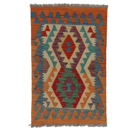 Koberec Kilim Chobi 63x97 ručně tkaný afghánský kilim z vlny