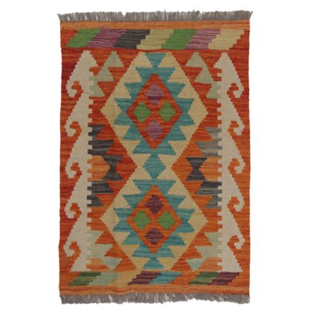 Koberec Kilim Chobi 88x59 ručně tkaný afghánský kilim z vlny