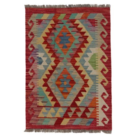 Koberec Kilim Chobi 98x68 ručně tkaný afghánský kilim z vlny