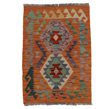 Koberec Kelim Chobi 91x67 ručně tkaný afghánský kilim z vlny