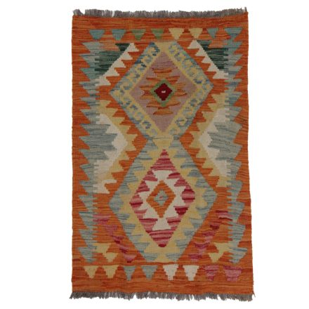 Koberec Kilim Chobi 97x64 ručně tkaný afghánský kilim z vlny