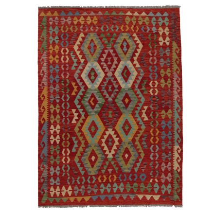 Koberec Kelim Chobi 244x179 ručně tkaný afghánský kilim z vlny