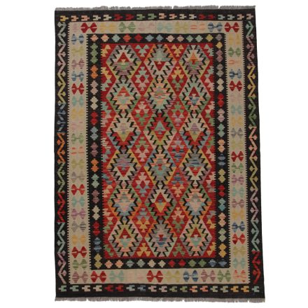 Koberec Kilim Chobi 245x178 ručně tkaný afghánský kilim z vlny