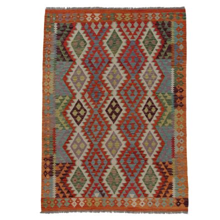 Koberec Kilim Chobi 238x175 ručně tkaný afghánský kilim z vlny