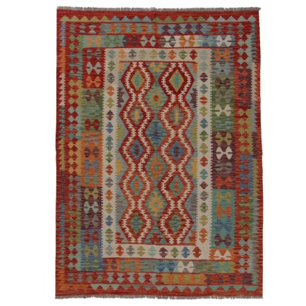 Koberec Kelim Chobi 244x178 ručně tkaný afghánský kilim z vlny