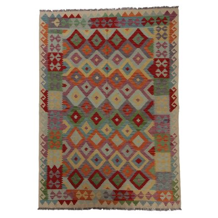 Koberec Kilim Chobi 241x174 ručně tkaný afghánský kilim z vlny