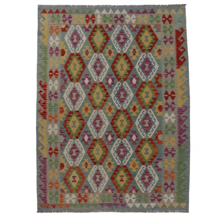 Koberec Kilim Chobi 237x181 ručně tkaný afghánský kilim z vlny