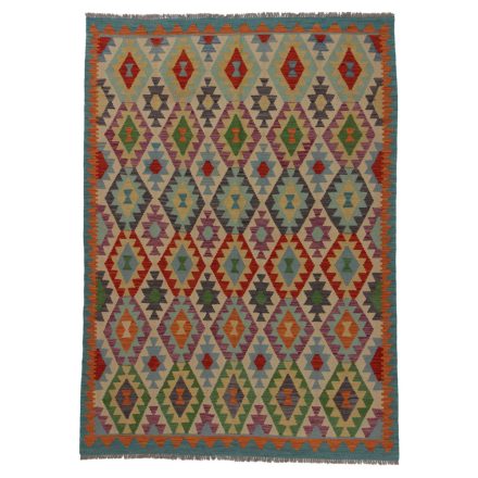 Koberec Kilim Chobi 245x176 ručně tkaný afghánský kilim z vlny