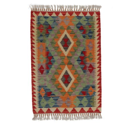 Koberec Kilim Chobi 92x64 ručně tkaný afghánský kilim z vlny