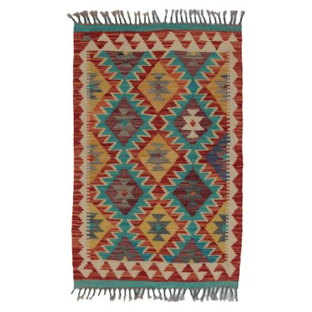 Koberec Kilim Chobi 94x60 ručně tkaný afghánský kilim z vlny