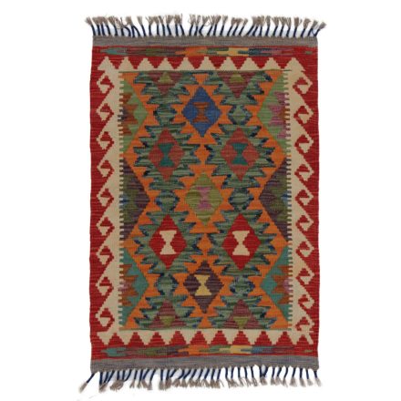 Koberec Kelim Chobi 96x66 ručně tkaný afghánský kilim z vlny