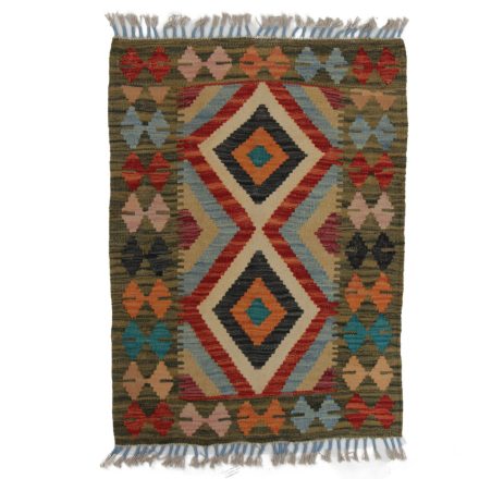 Koberec Kilim Chobi 87x65 ručně tkaný afghánský kilim z vlny