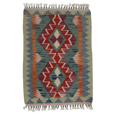 Koberec Kilim Chobi 90x65 ručně tkaný afghánský kilim z vlny