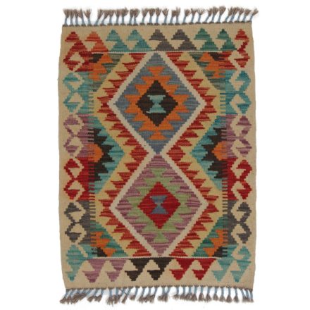 Koberec Kilim Chobi 83x63 ručně tkaný afghánský kilim z vlny