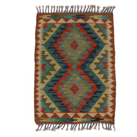 Koberec Kilim Chobi 86x63 ručně tkaný afghánský kilim z vlny