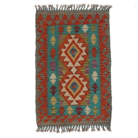 Koberec Kilim Chobi 98x64 ručně tkaný afghánský kilim z vlny