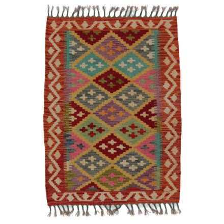 Koberec Kilim Chobi 65x88 ručně tkaný afghánský kilim z vlny