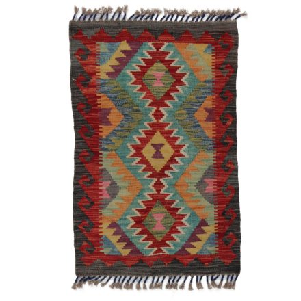 Koberec Kilim Chobi 59x91 ručně tkaný afghánský kilim z vlny