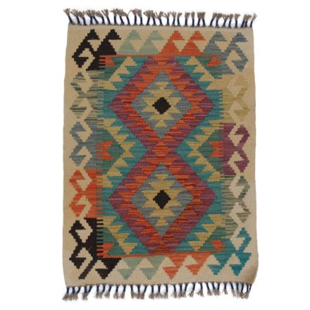 Koberec Kilim Chobi 63x84 ručně tkaný afghánský kilim z vlny