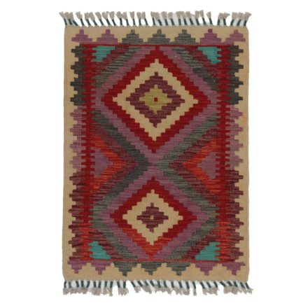 Koberec Kelim Chobi 82x58 ručně tkaný afghánský kilim z vlny