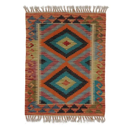 Koberec Kilim Chobi 77x60 ručně tkaný afghánský kilim z vlny