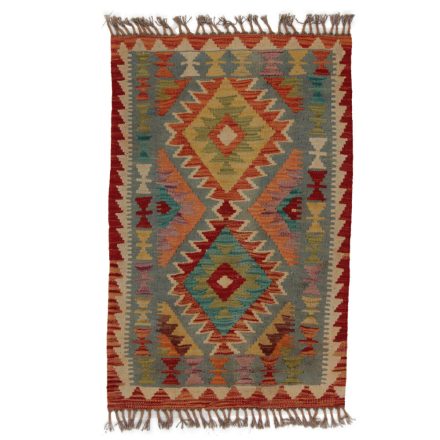 Koberec Kilim Chobi 90x123 ručně tkaný afghánský kilim z vlny