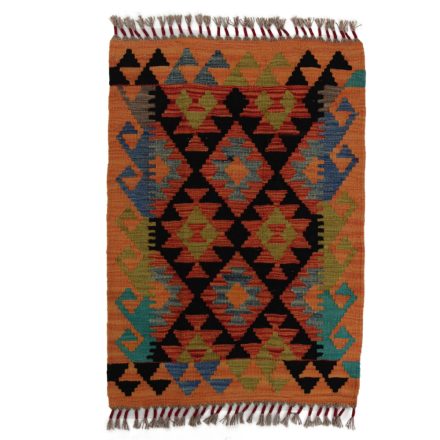 Koberec Kilim Chobi 88x63 ručně tkaný afghánský kilim z vlny