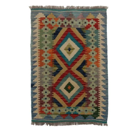 Koberec Kilim Chobi 86x60 ručně tkaný afghánský kilim z vlny