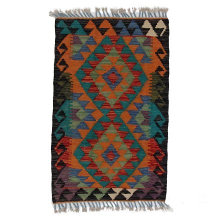 Koberec Kilim Chobi 95x60 ručně tkaný afghánský kilim z vlny