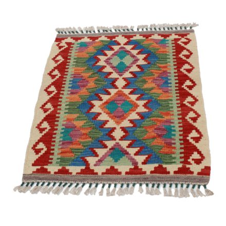 Koberec Kilim Chobi 86x61 ručně tkaný afghánský kilim z vlny