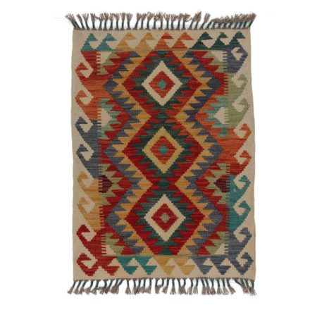 Koberec Kelim Chobi 82x60 ručně tkaný afghánský kilim z vlny